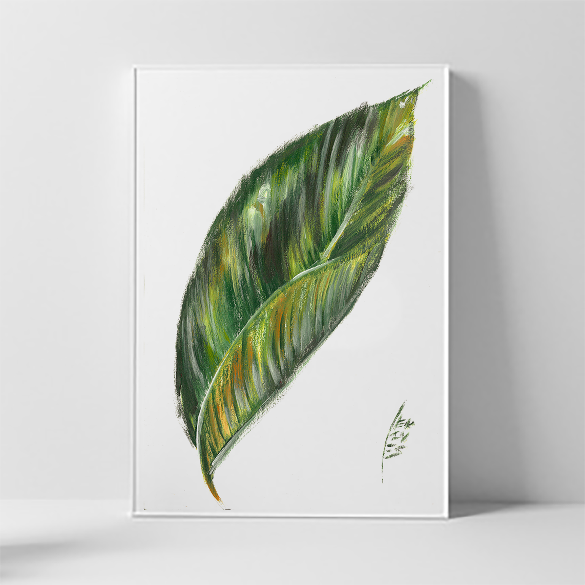 Hoja botánica Póster