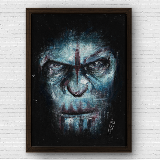 Pôster Planeta dos Macacos (Down of The Planet of the Apes)