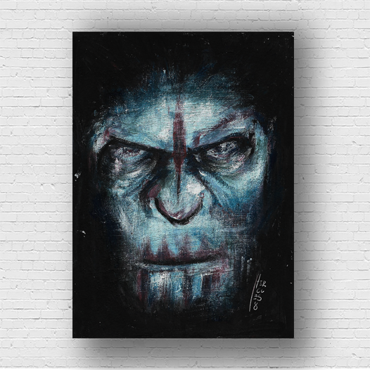 Pôster Planeta dos Macacos (Down of The Planet of the Apes)