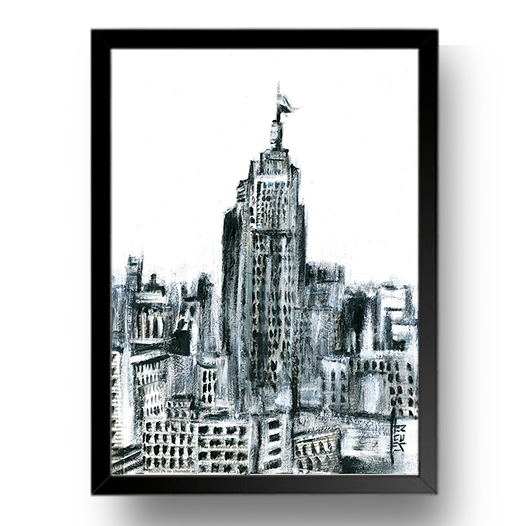 Pintura decorativa Sao Paulo B&amp;N Edificio 