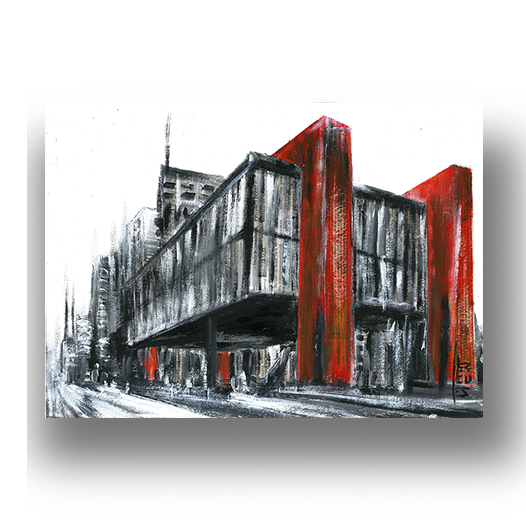 Pintura decorativa Sao Paulo MASP Expresionista 