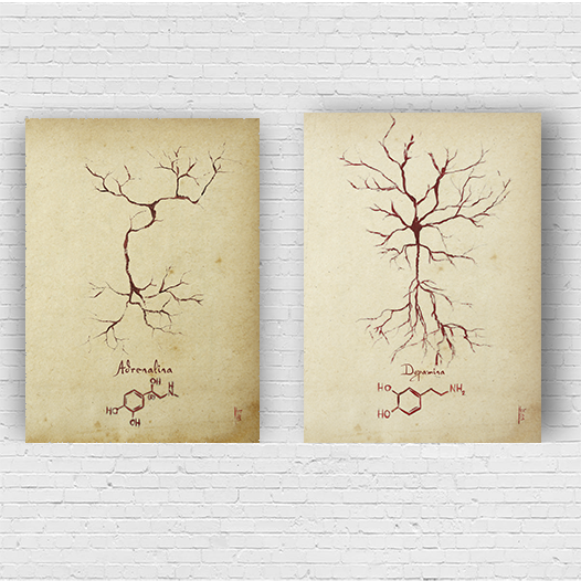 Anatomía del marco del cartel Hombre de Vitruvio con sistema circulatorio Leonardo da Vinci 