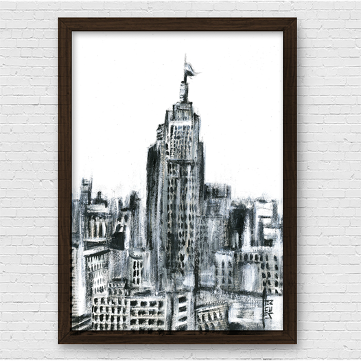 Pintura decorativa Sao Paulo B&amp;N Edificio 