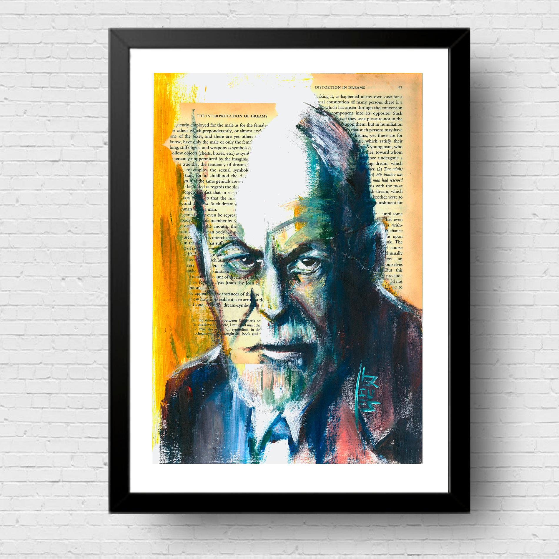 Frente Sigmund Freud Póster 
