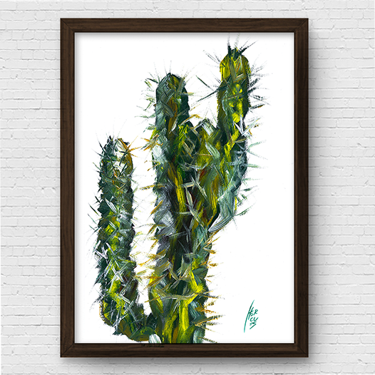 Quadro pôster Cacto