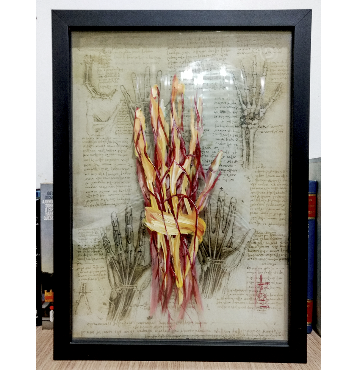 Tableau Anatomie : Collection Main Léonard de Vinci 