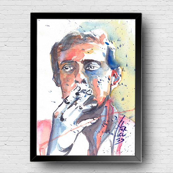 Marco del cartel del arte de Chico Buarque de Holanda