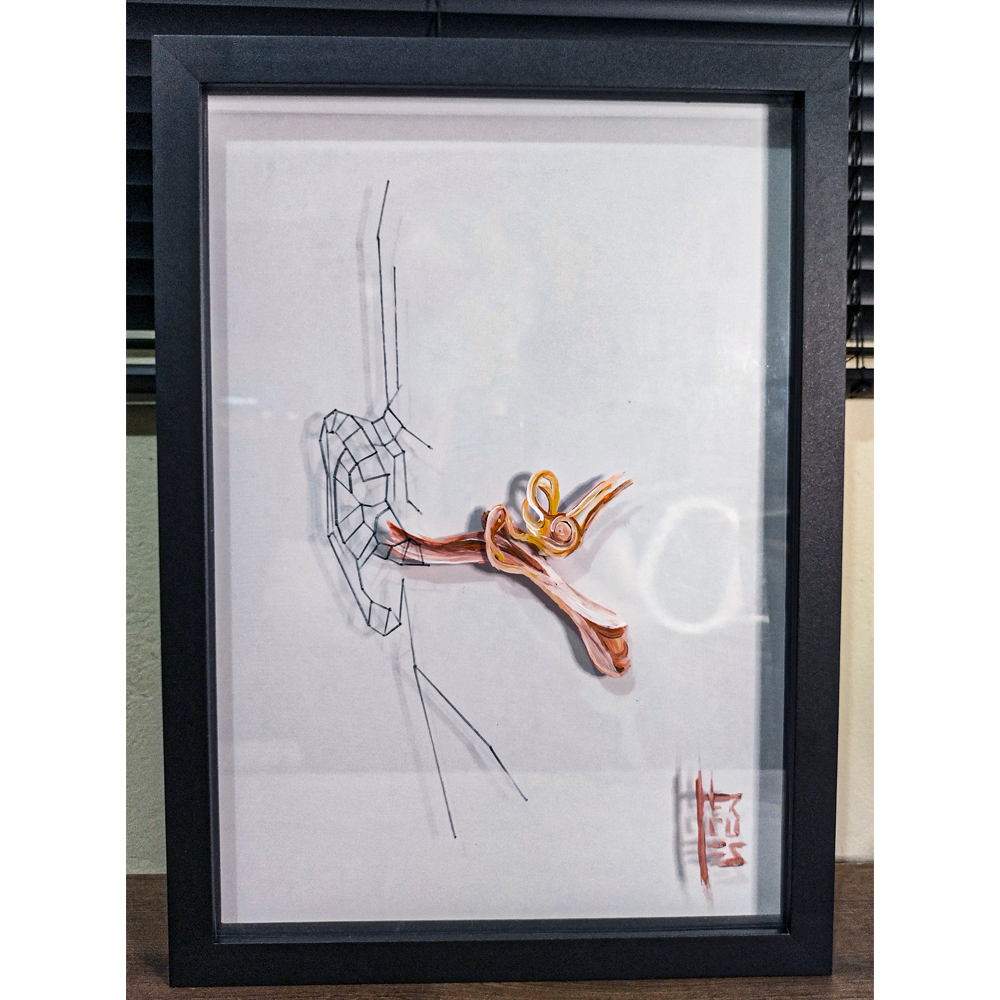 Pintura Anatomía: Sistema Auditivo 