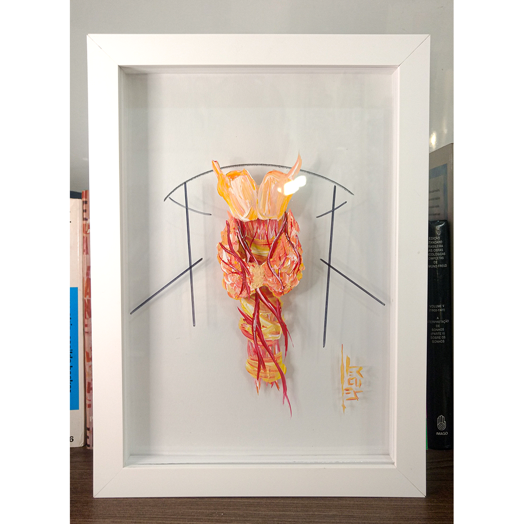Pintura Anatomía: Tiroides 